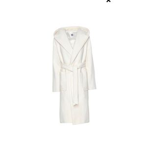 White coat with hood